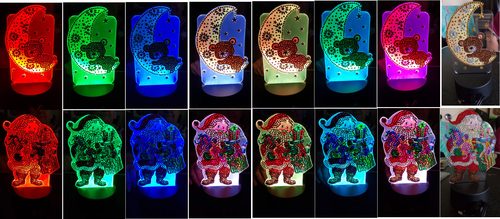 Diamond painted Night Lights.